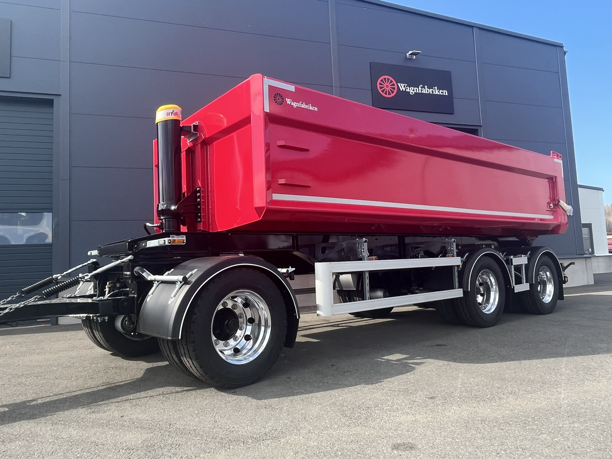3-axlig Dumpervagn